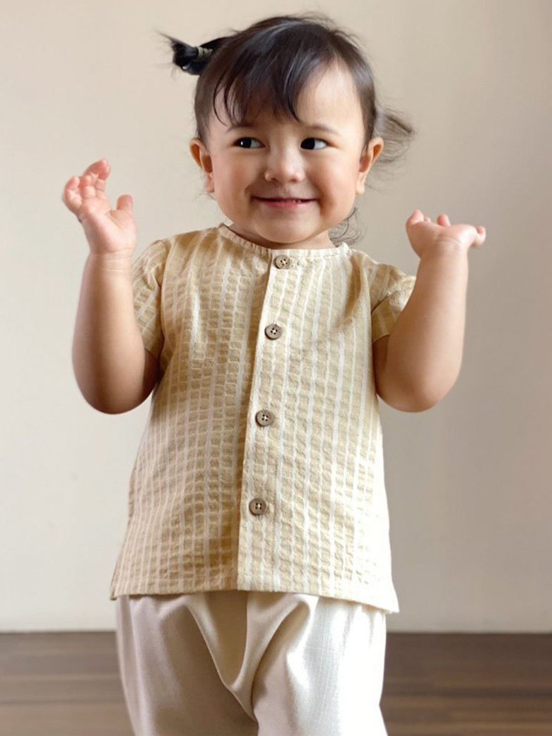 UMAR Unisex Baby’s Kurta in Cream