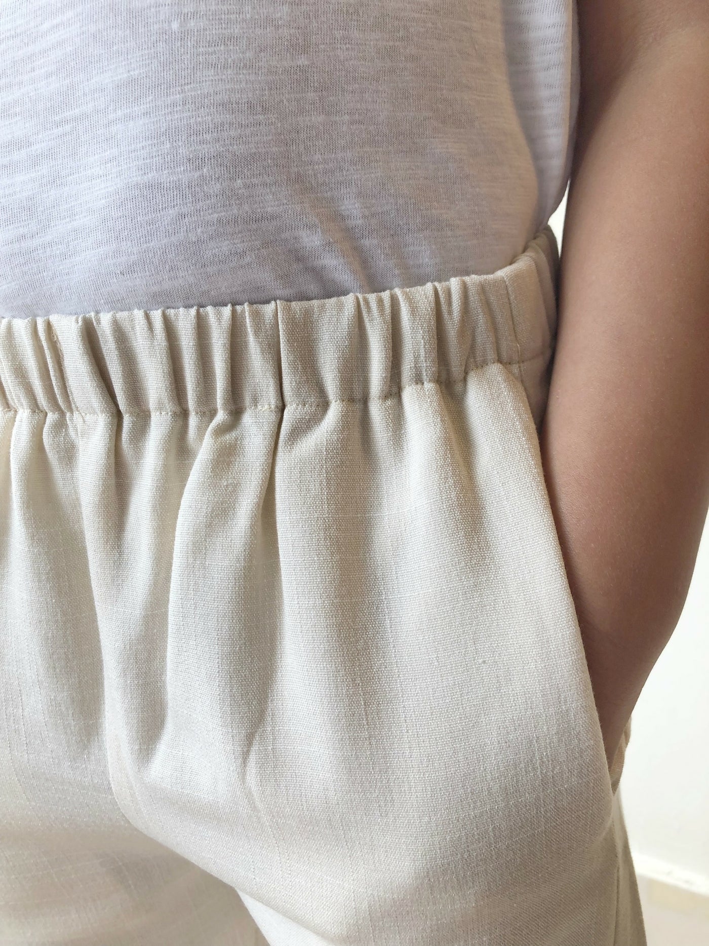 BENJI Unisex Lounge Pants in Ivory