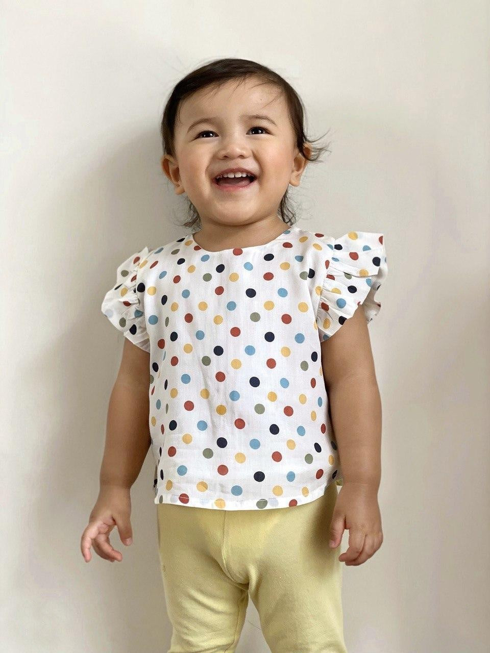 MANIS Baby’s Polka Blouse