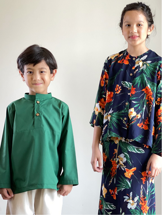 WIRA Cotton Kurta in Emerald