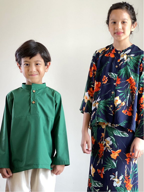 WIRA Cotton Kurta in Emerald