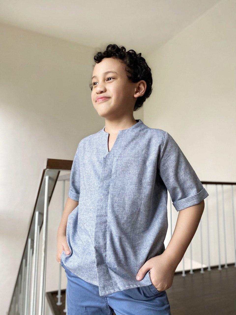 ARLO Unisex Kurta in Blue
