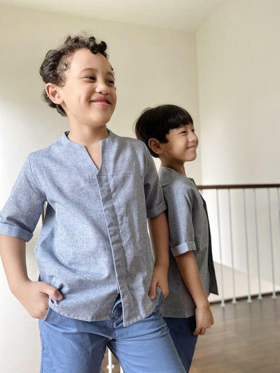 ARLO Unisex Kurta in Blue