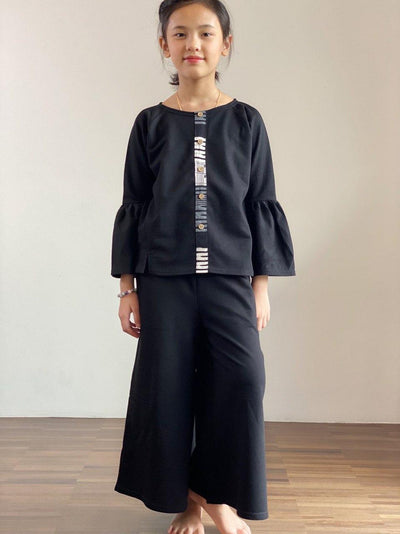 ASPEN Bell Sleeves Blouse with Palazzo Set
