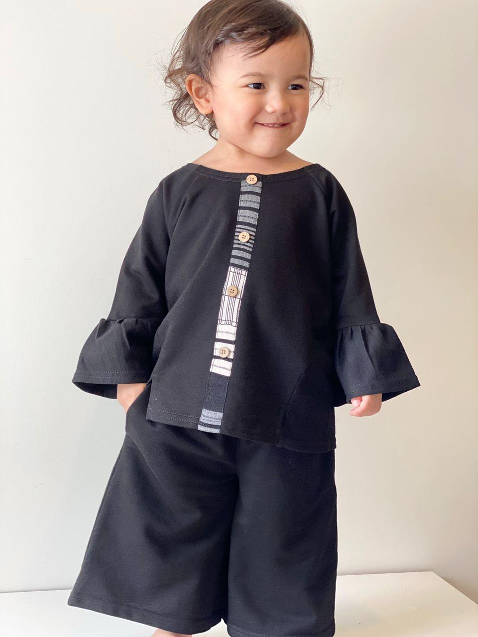 ASPEN Bell Sleeves Blouse with Palazzo Set