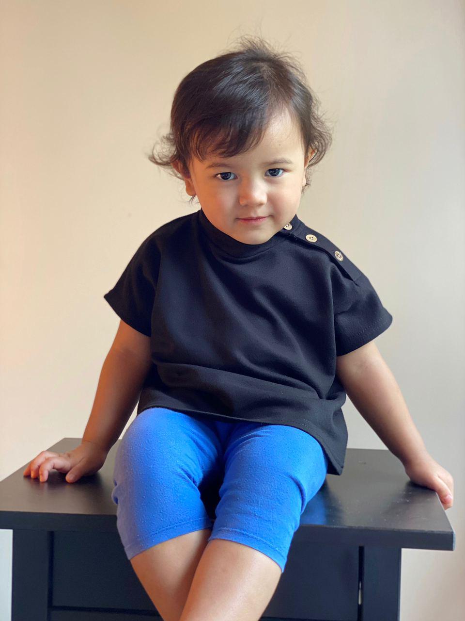 DYLAN Unisex Baby’s Tee in Black