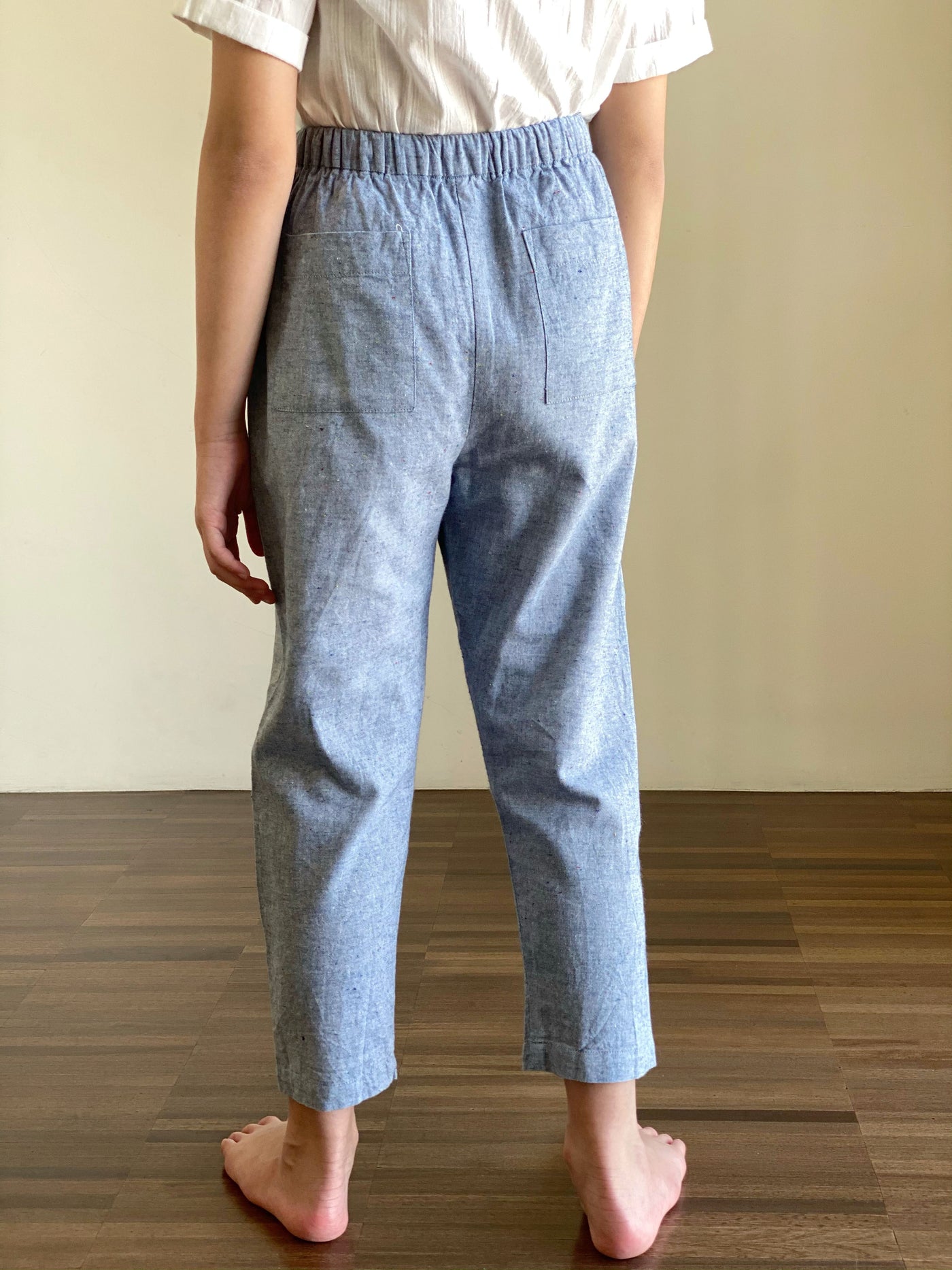 KARLA Chambray Cropped Pants