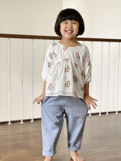 KARLA Chambray Cropped Pants