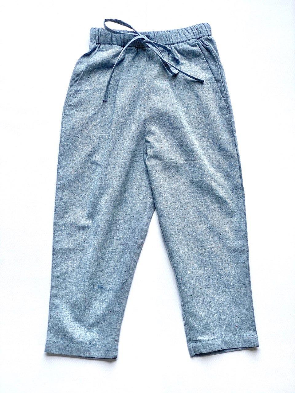 KARLA Chambray Cropped Pants