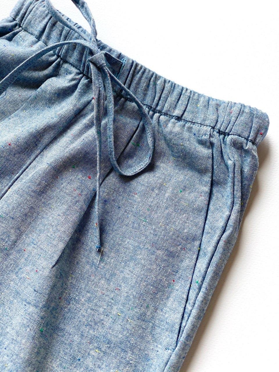 KARLA Chambray Cropped Pants