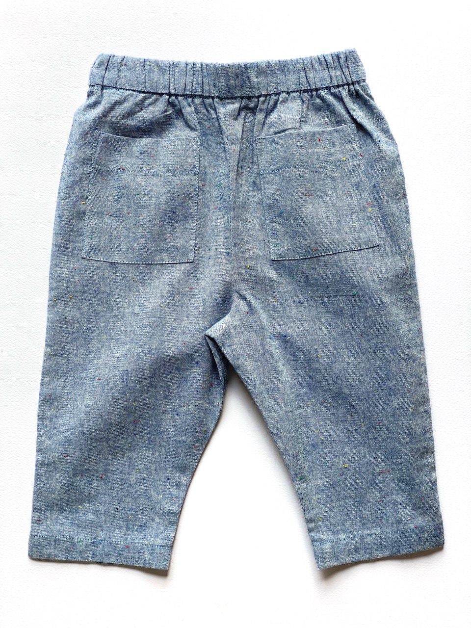 KARLA Chambray Cropped Pants