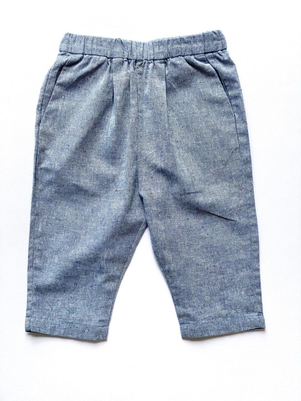 KARLA Chambray Cropped Pants