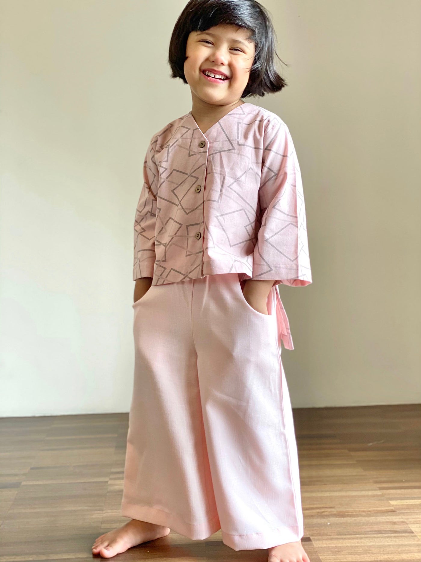 MILEY Palazzo Pants in Pink