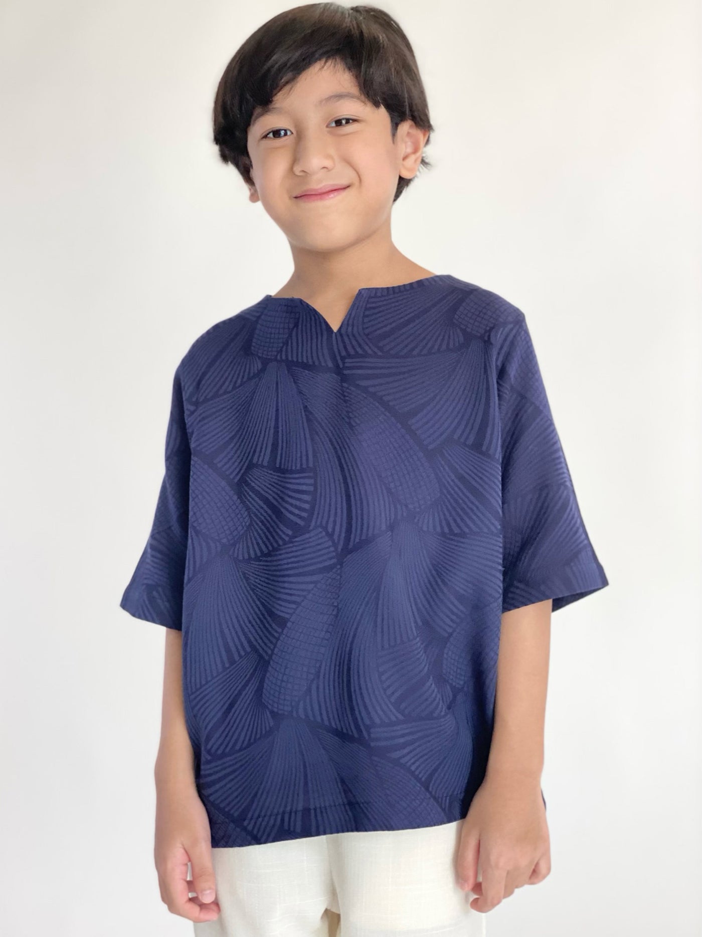RUMI Easy Kurta in Navy