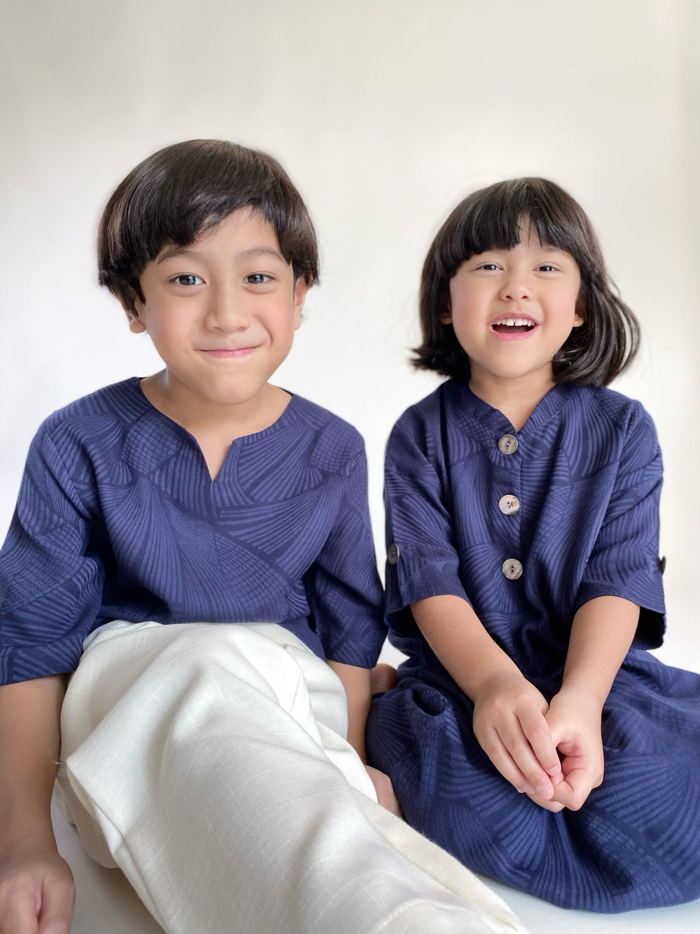 RUMI Easy Kurta in Navy