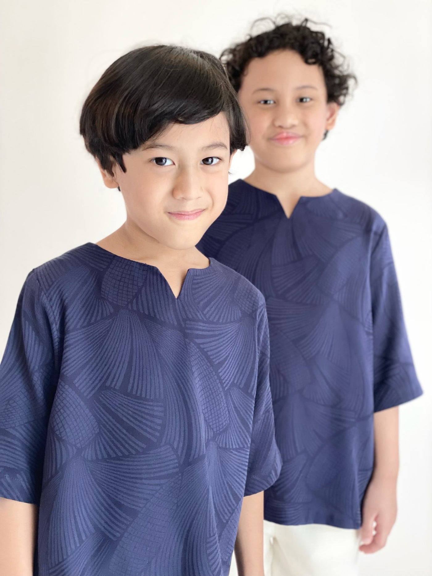 RUMI Easy Kurta in Navy