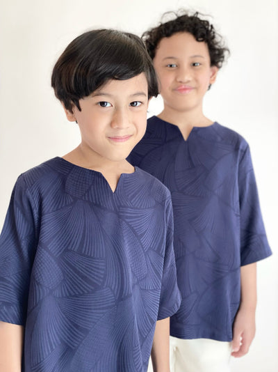 RUMI Easy Kurta in Navy