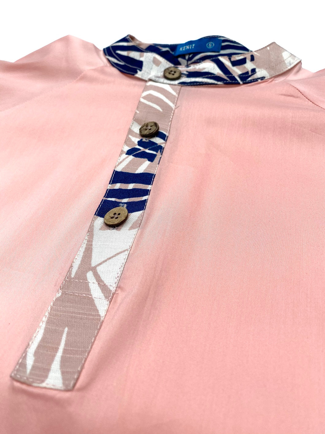 TAHIR Raglan Sleeves Kurta in Pink