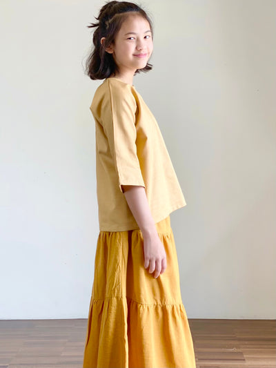 SUKI Cotton Blouse in Honey