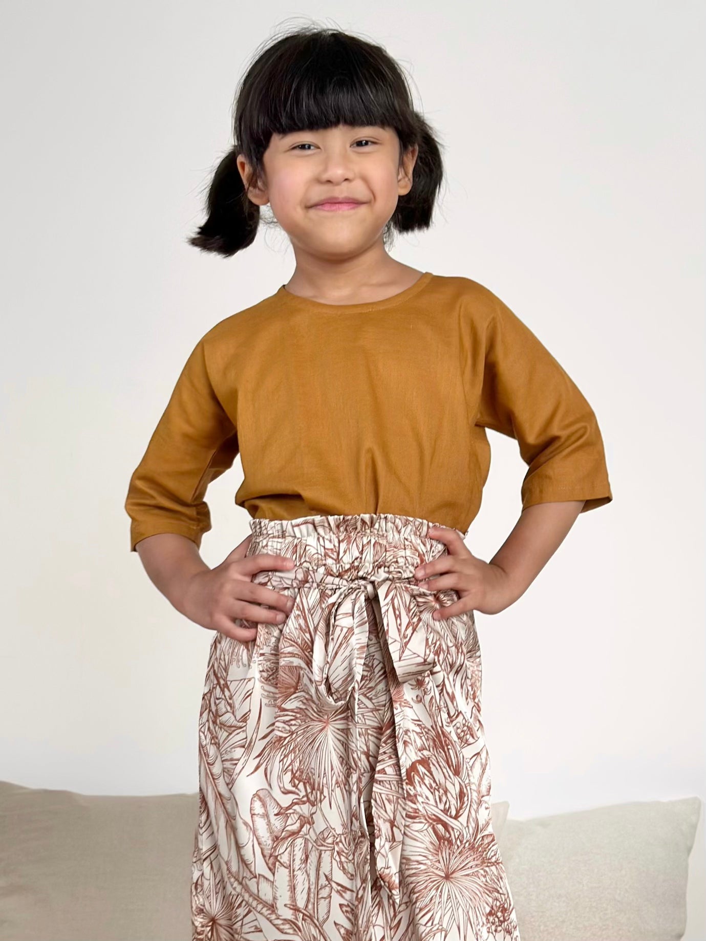 SUKI Cotton Blouse in Copper