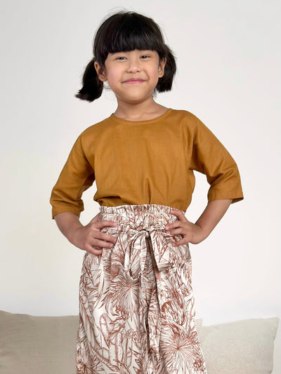 SUKI Cotton Blouse in Copper