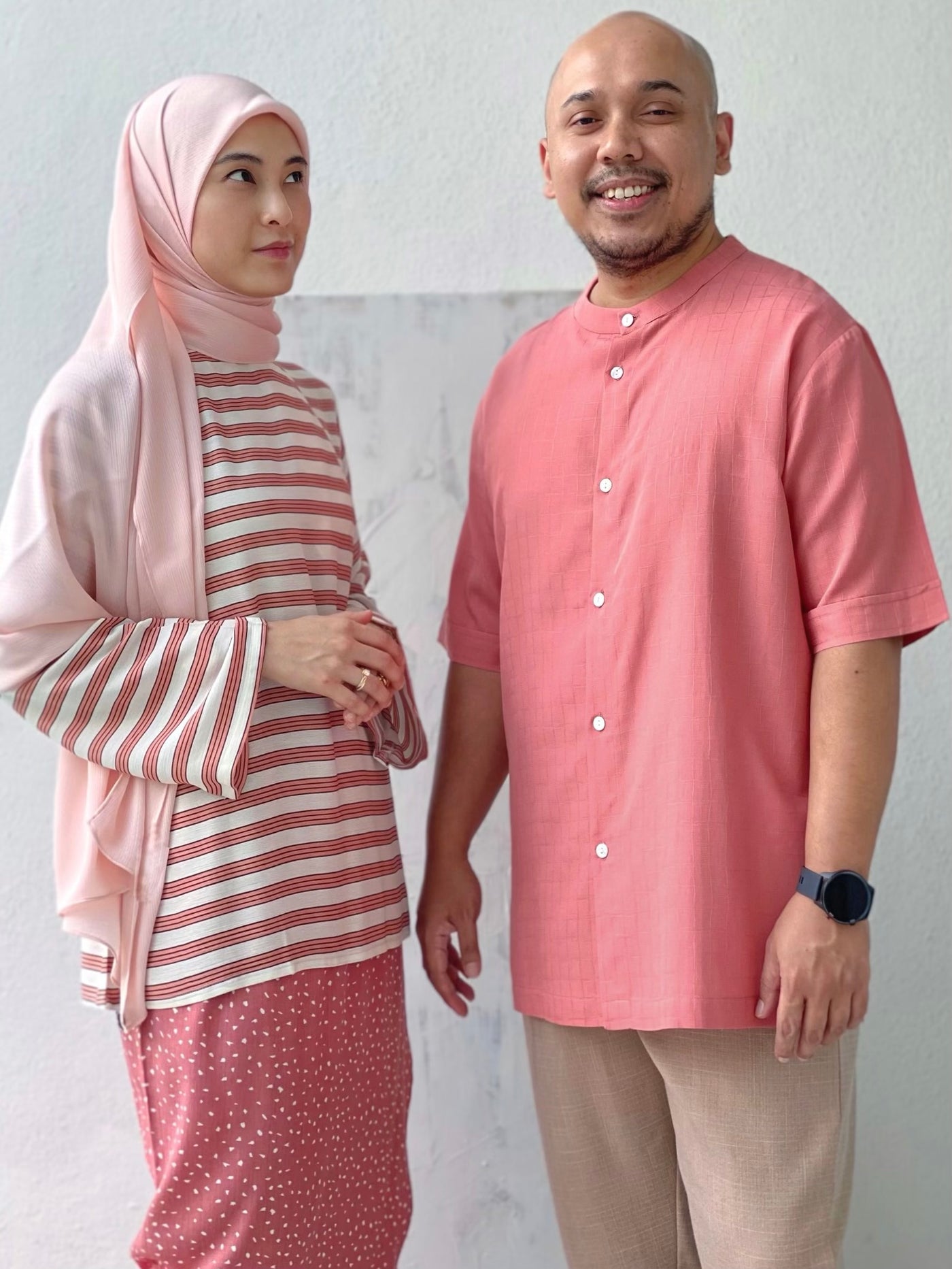 PAWANA Kurta in Persian Red