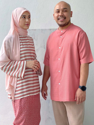 PAWANA Kurta in Persian Red