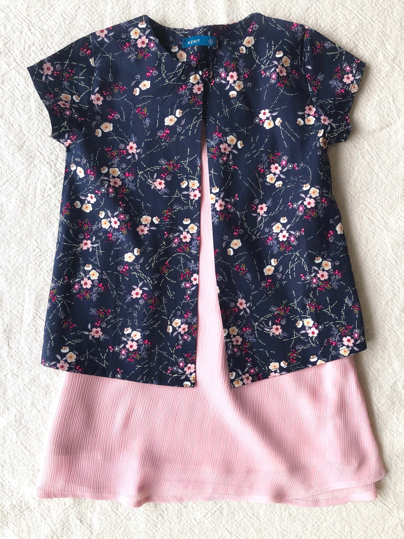 AZALEA Flowy Dress with Overcoat Set