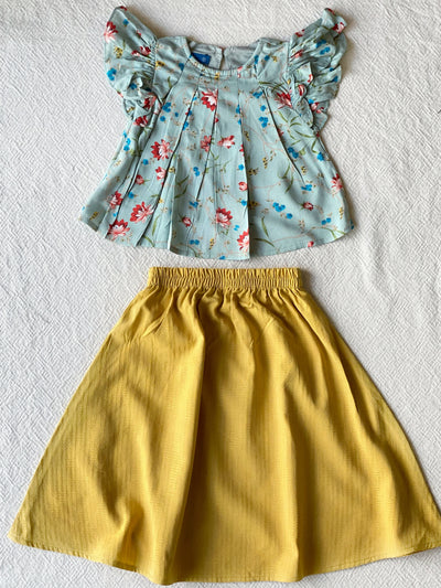 KUNTUM Baby’s Modern Kurung Set in Meadow