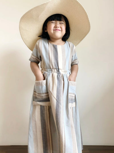 NIGHTINGALE Multi-stripes Maxi Dress