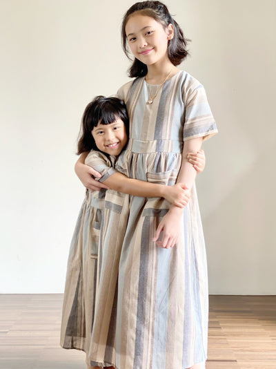 NIGHTINGALE Multi-stripes Maxi Dress