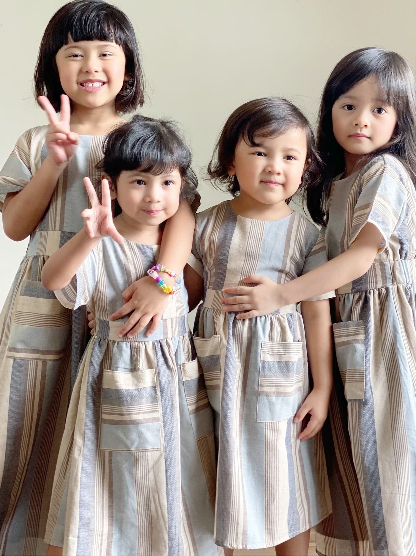 NIGHTINGALE Multi-stripes Maxi Dress