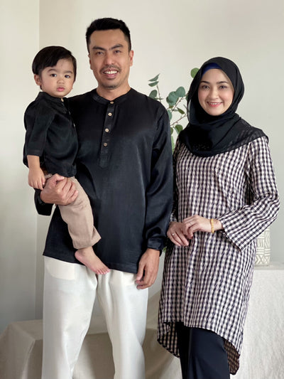 AHMAD Kurta in Black