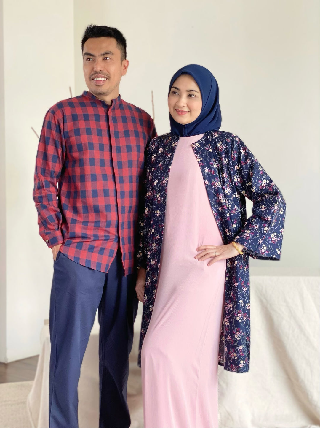ROSE Flowy Dress with Overcoat Set