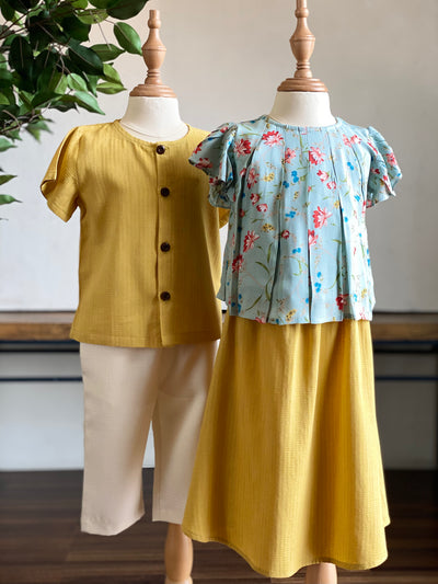 KUNTUM Baby’s Modern Kurung Set in Meadow