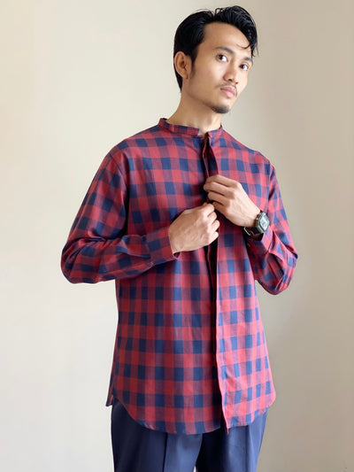 Ilham Kurta in Checks (Top only)