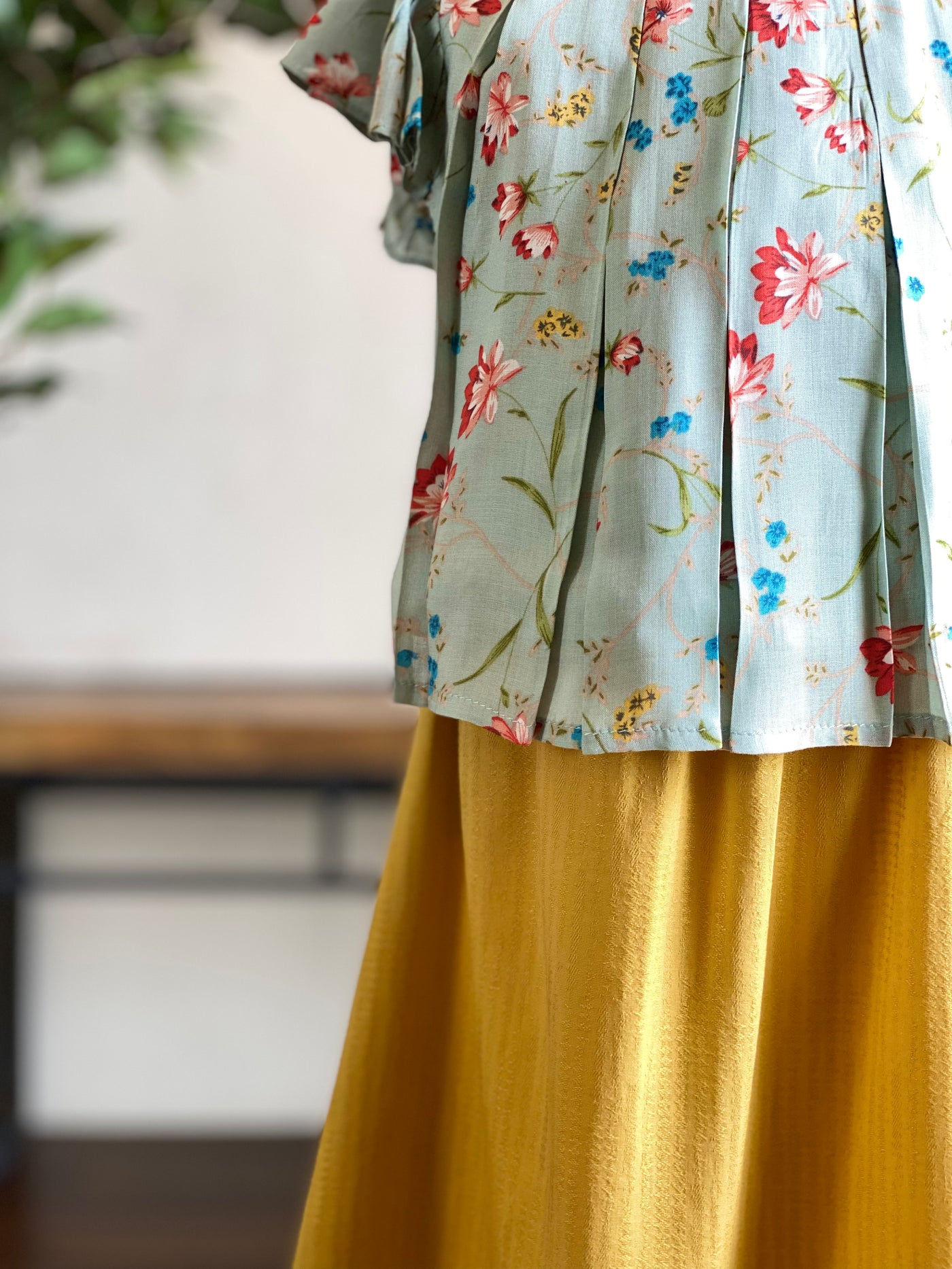 KUNTUM Baby’s Modern Kurung Set in Meadow