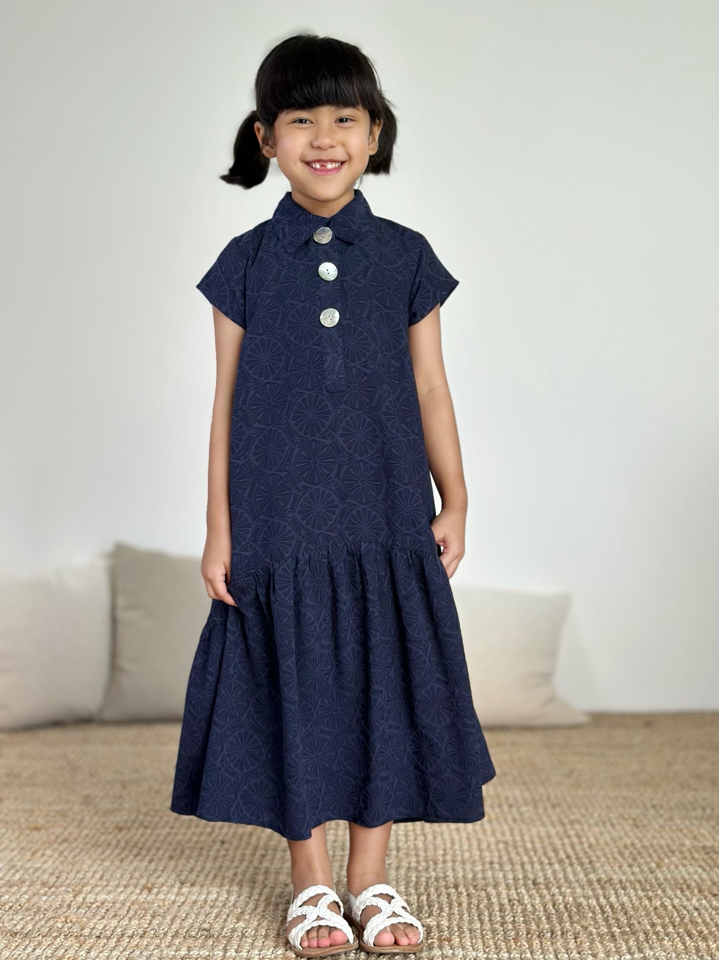 TIANA Flounce Shirt Dress