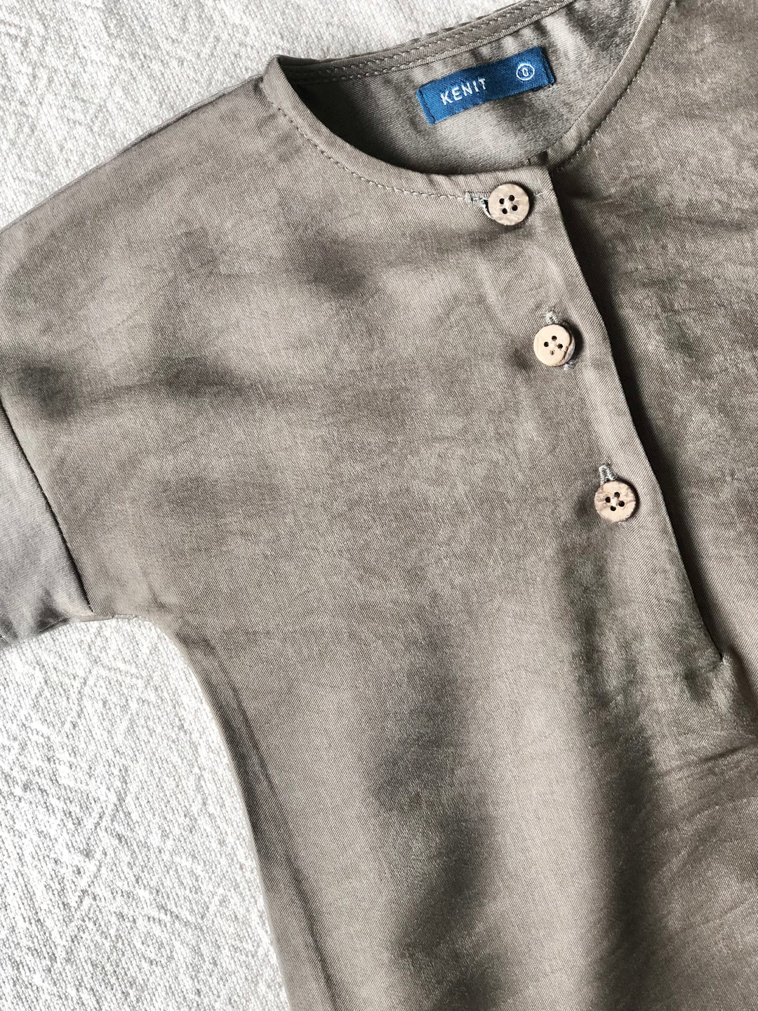 MALIQA Baby's Jubah in Mud Green