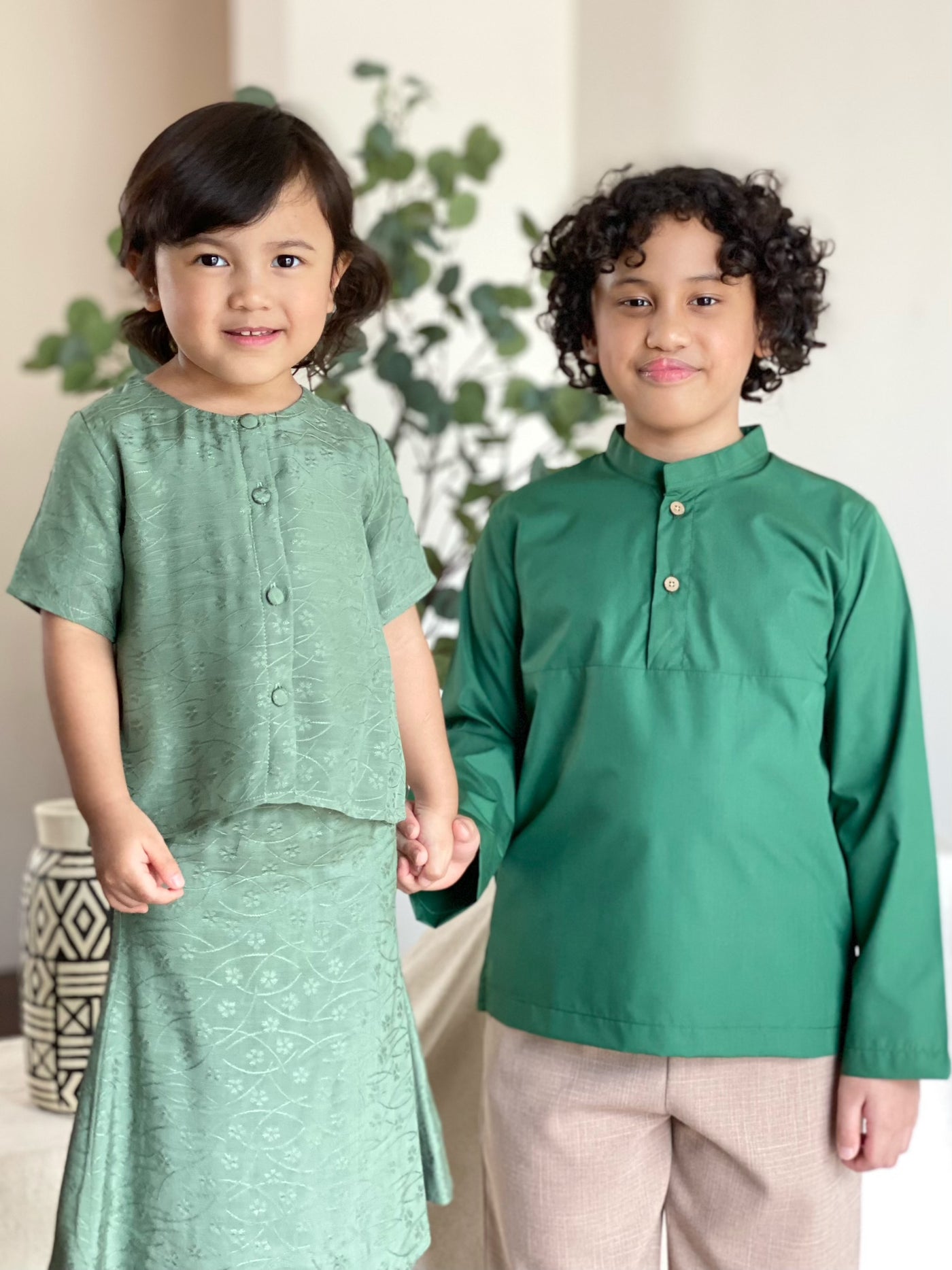 WIRA Cotton Kurta in Emerald