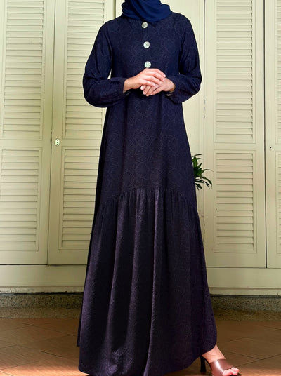 THALIA Flounce Shirt Dress