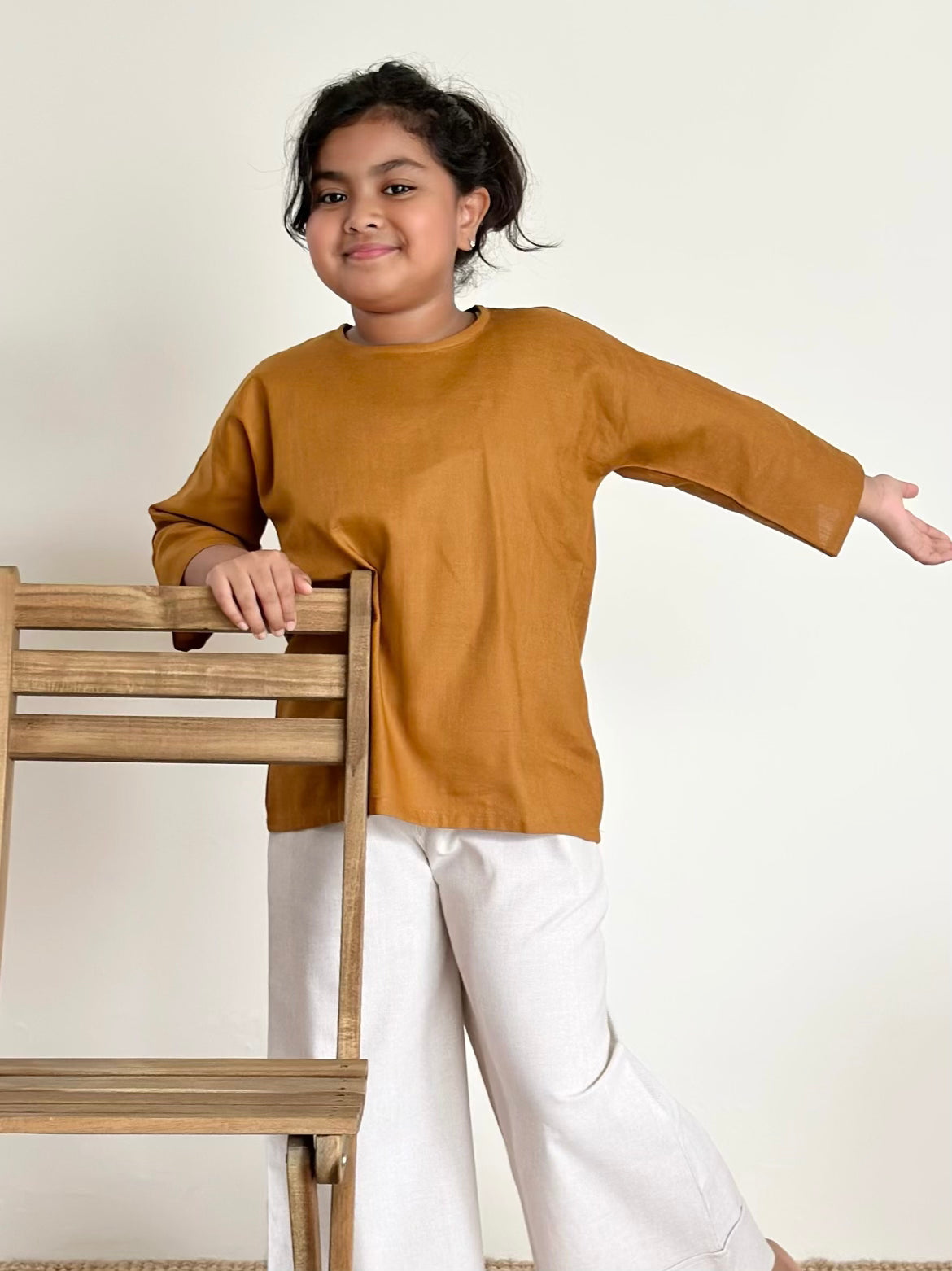 SUKI Cotton Blouse in Copper