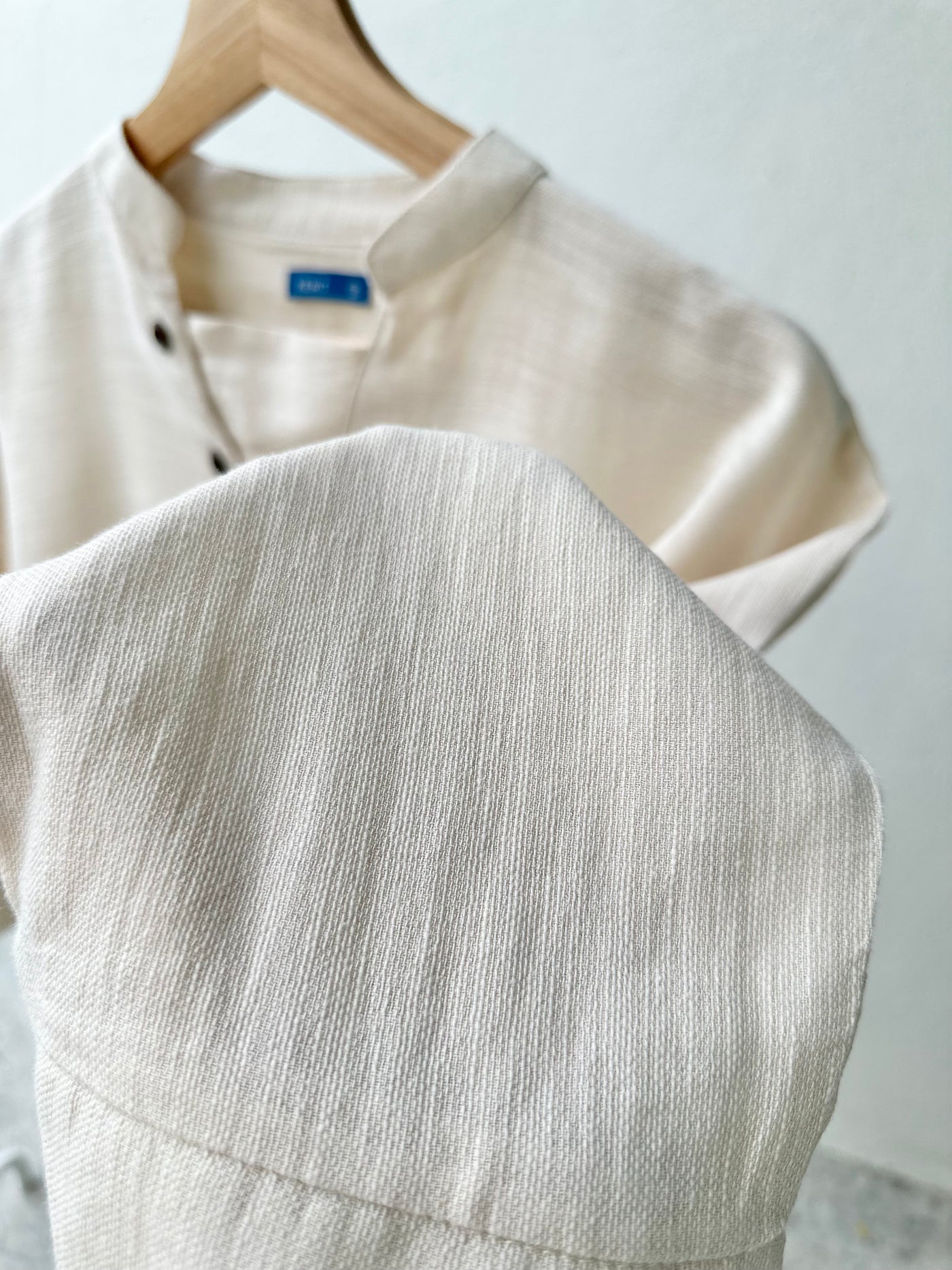 GEULIS Linen Blouse in Vanilla