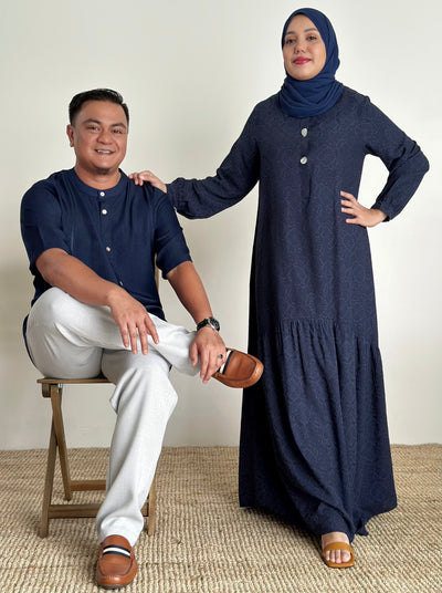 THALIA Flounce Shirt Dress