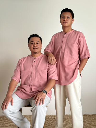 ABU Pocket Kurta in Pink