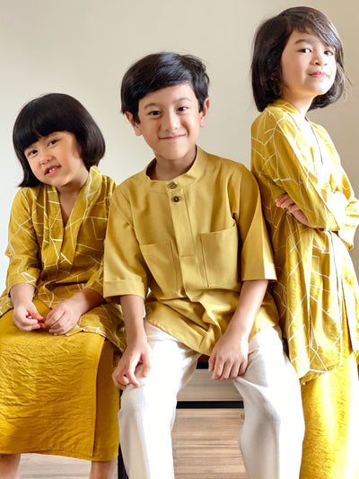 ALI Pocket Kurta in Honey