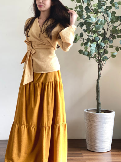 DONNA Wrap Blouse
