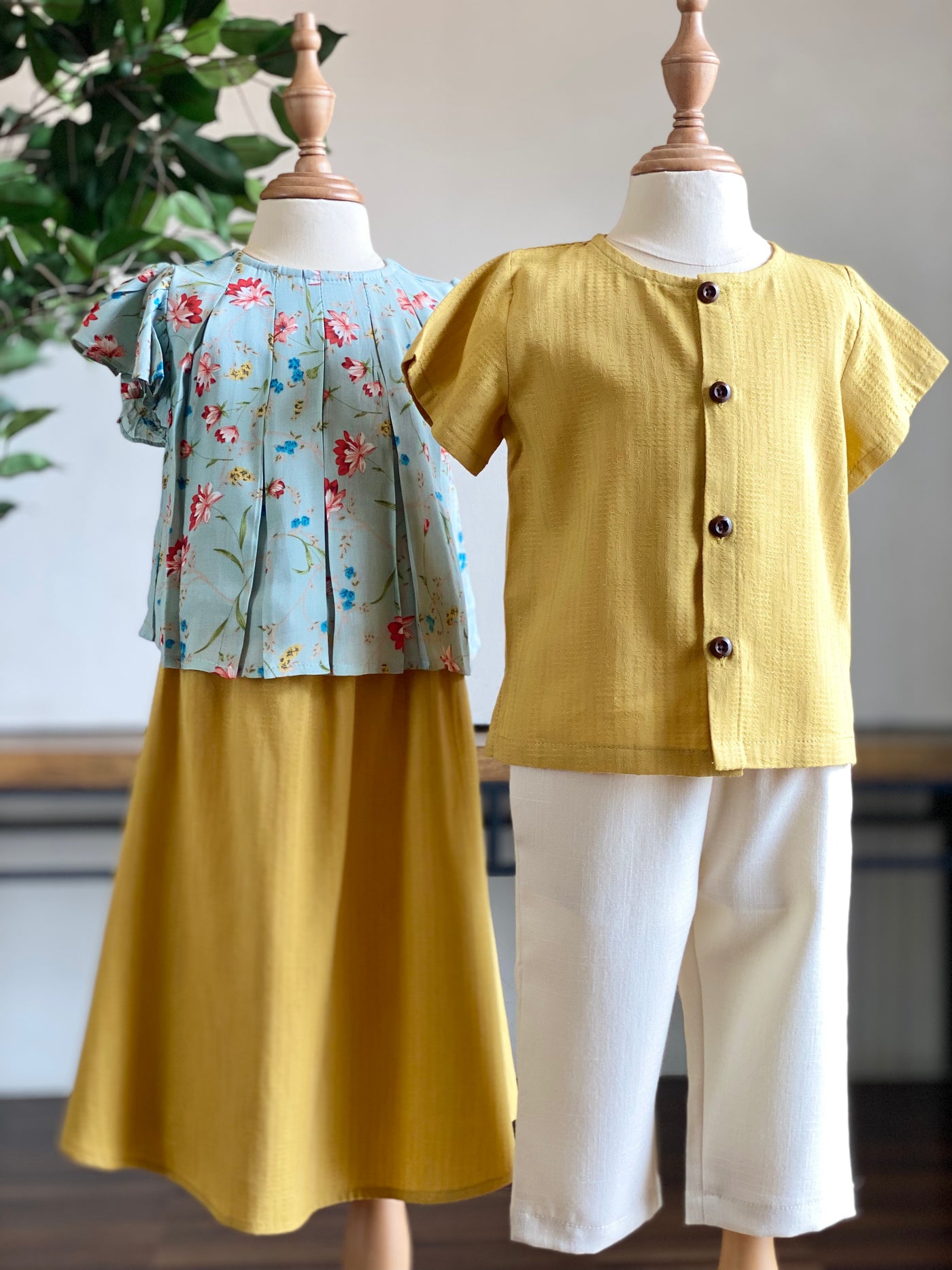 UMAR Unisex Baby’s Kurta in Dandelion