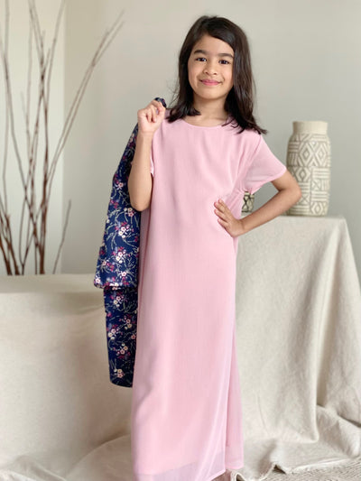 AZALEA Flowy Dress with Overcoat Set