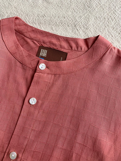 PAWANA Kurta in Persian Red